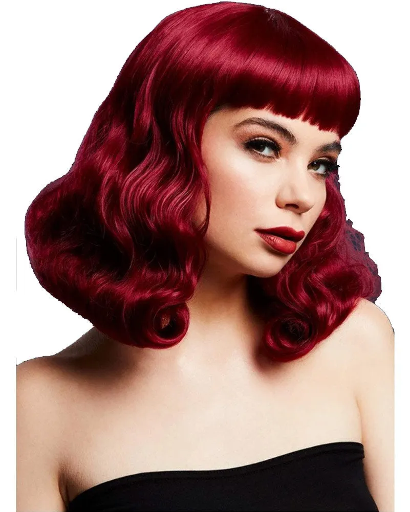 40s Deluxe Fever Plum Purple Bettie Wig