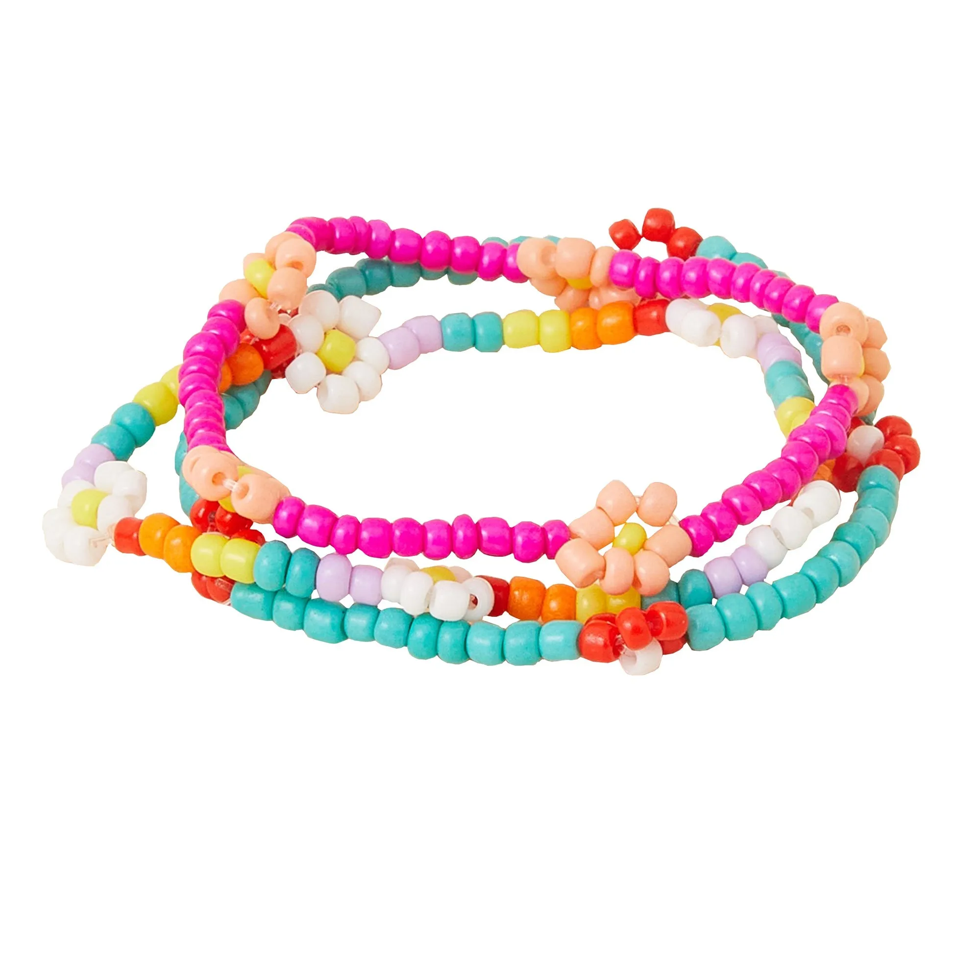 Accessorize London Girl's Daisy Bracelet 3 Pack