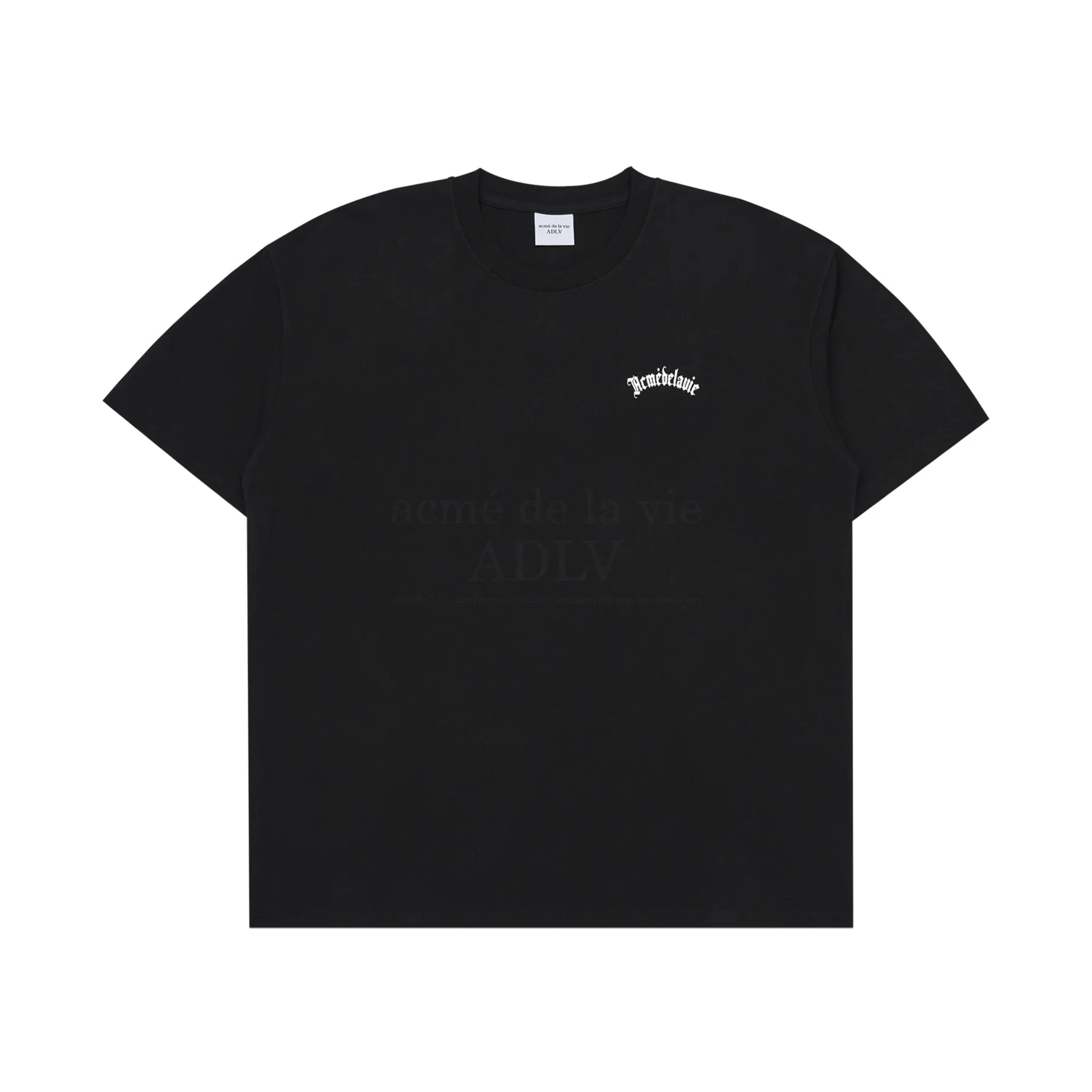 ADLV GOLD CHAIN BEAR DOLL SHORT SLEEVE T-SHIRT BLACK