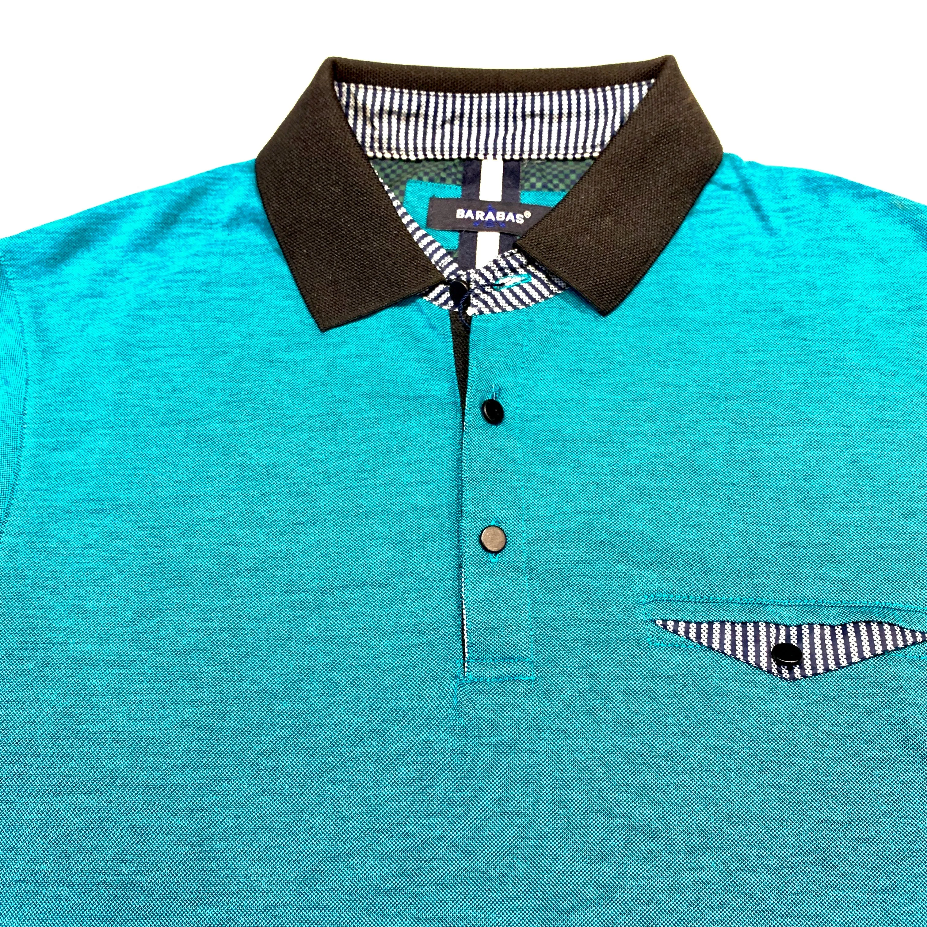 Barabas Turquoise Polo Shirt