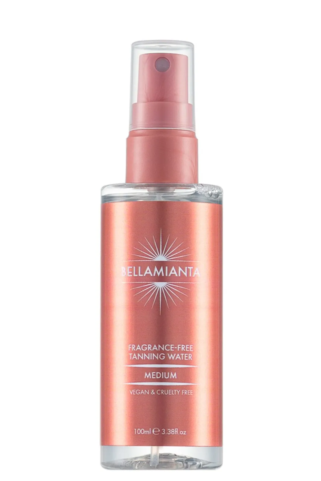 Bellamianta - Fragrance Free Tanning Water - Medium