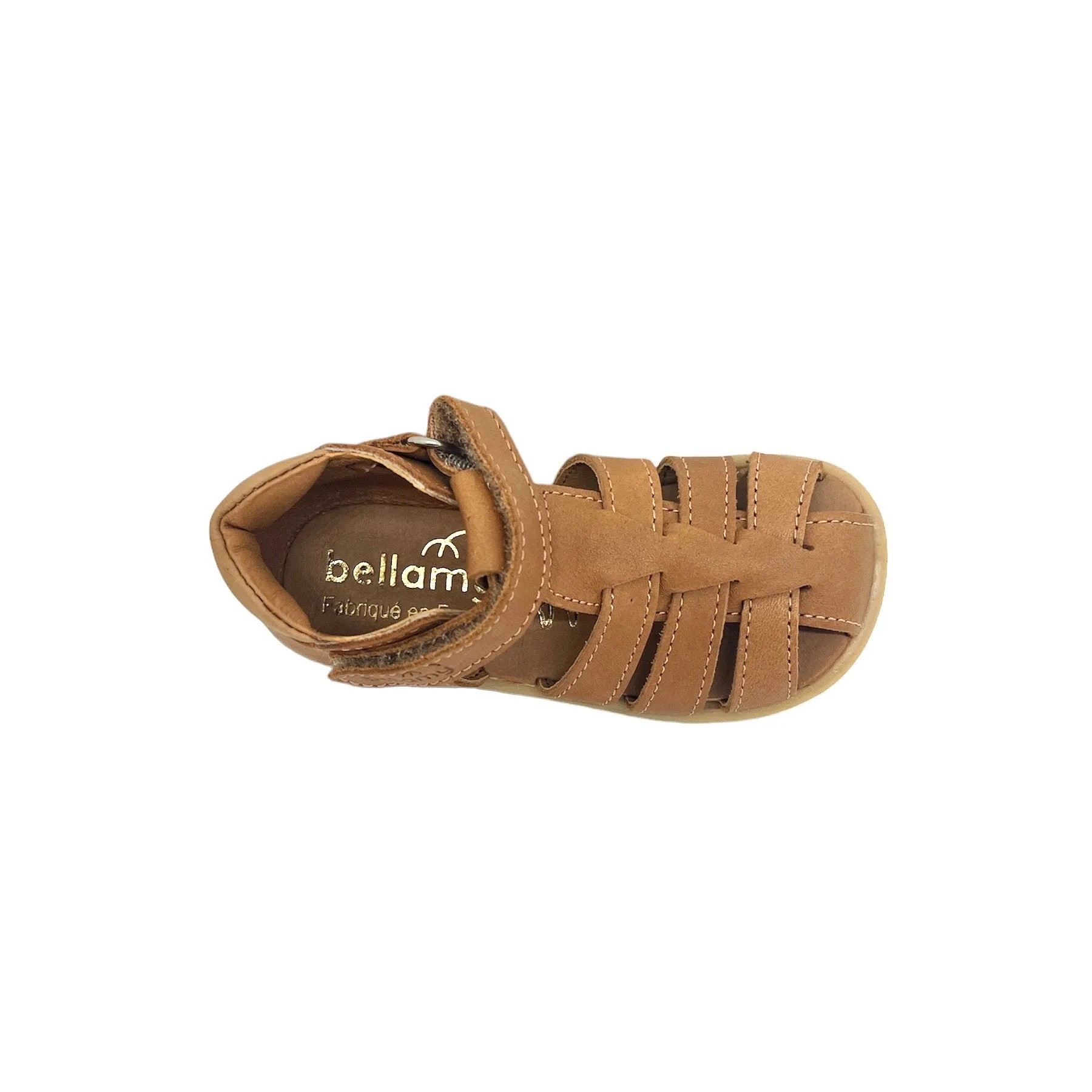 BELLAMY PARVEL camel Sandales Nu Pieds