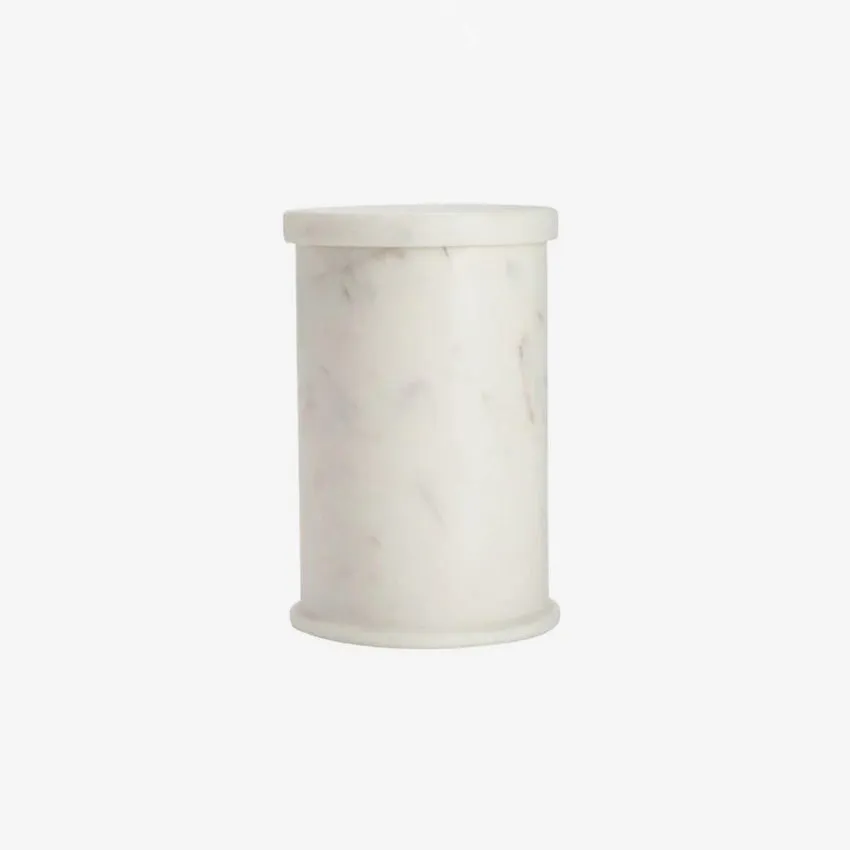 Belle de Provence | Marble Cotton Holder 3 x 3 x 4.5''