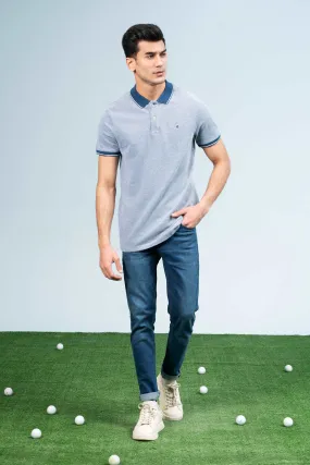 BIRD EYE POLO BLUE