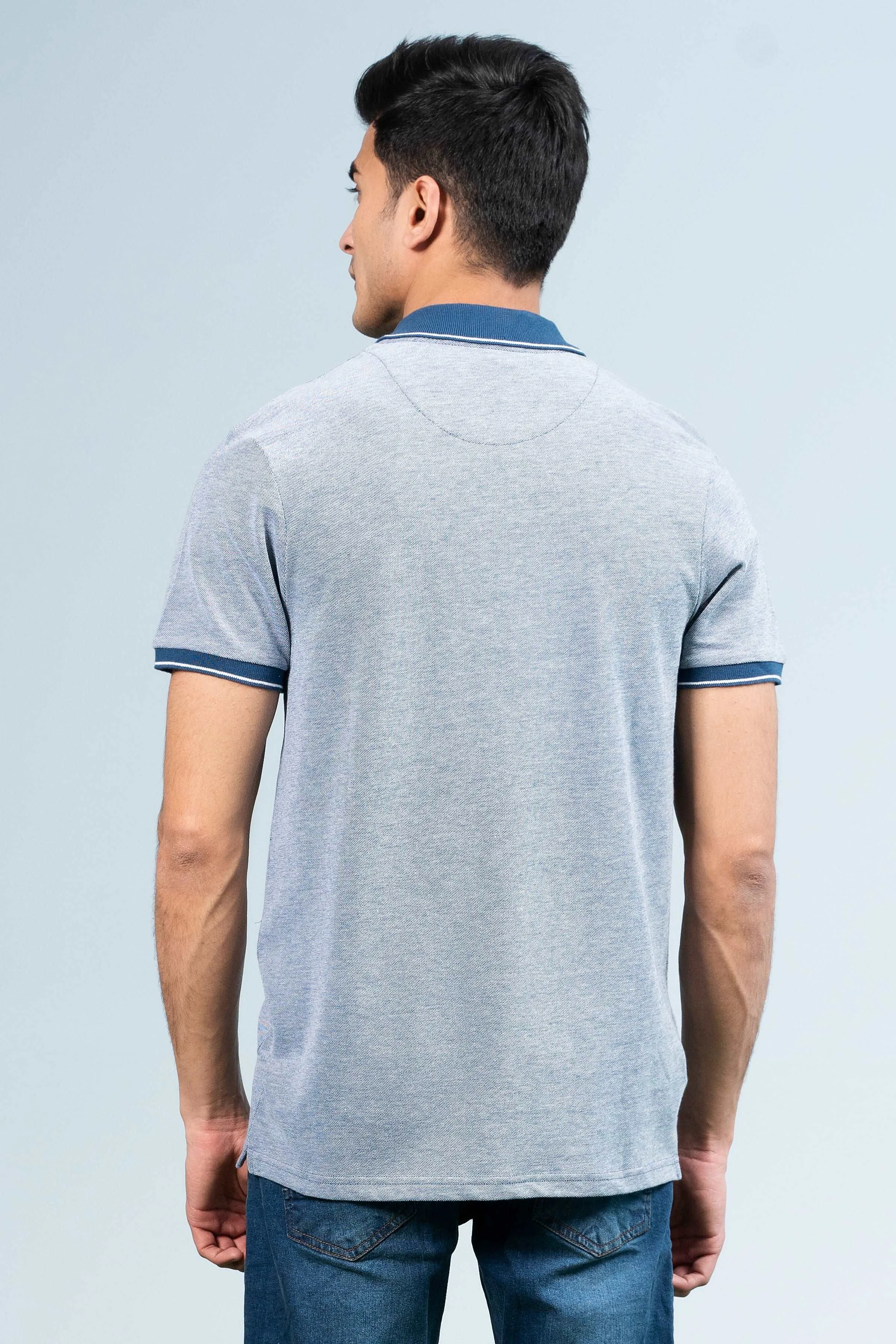 BIRD EYE POLO BLUE