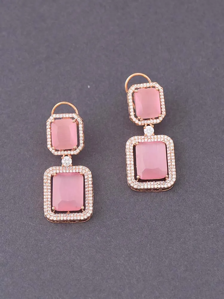 Blush Blerta Zirconia Danglers