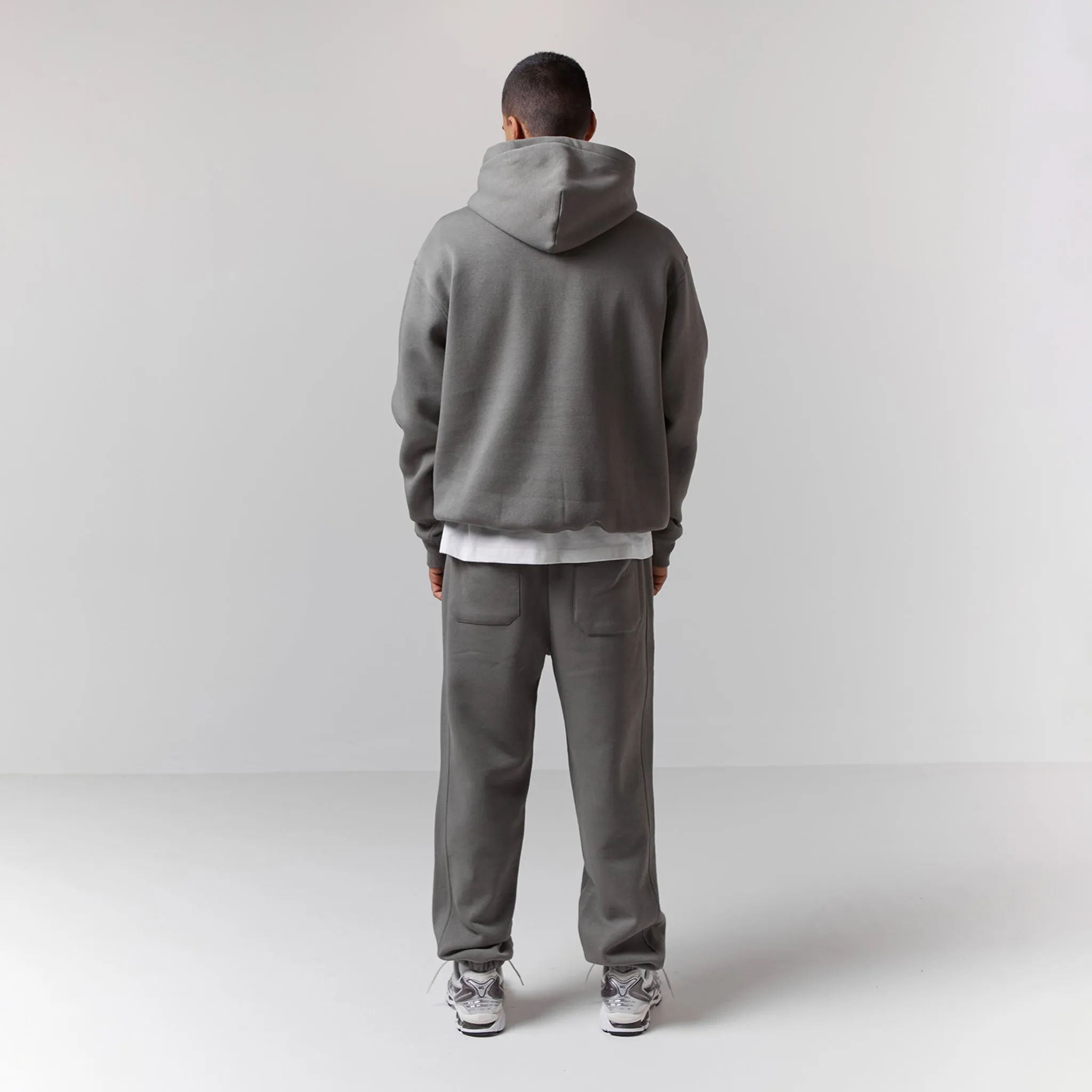 Box Fit Tracksuit | Olive Smoke