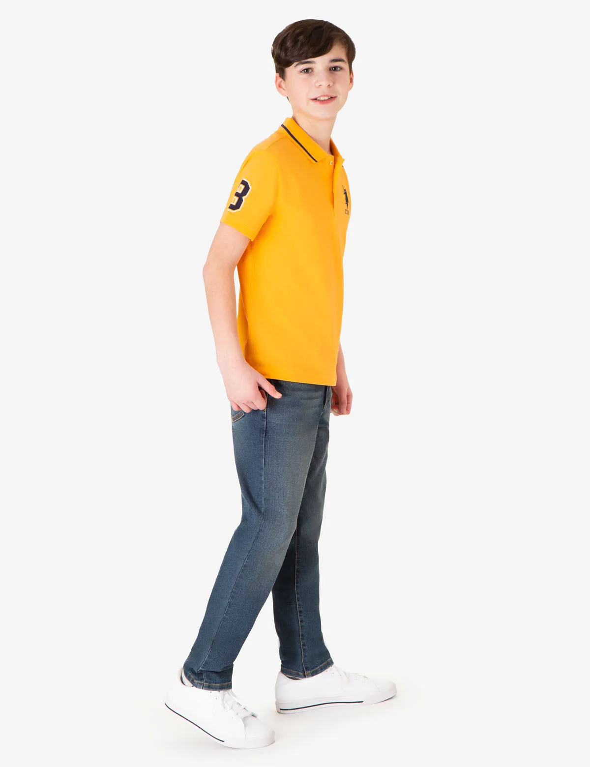 BOYS PIQUE POLO SHIRT