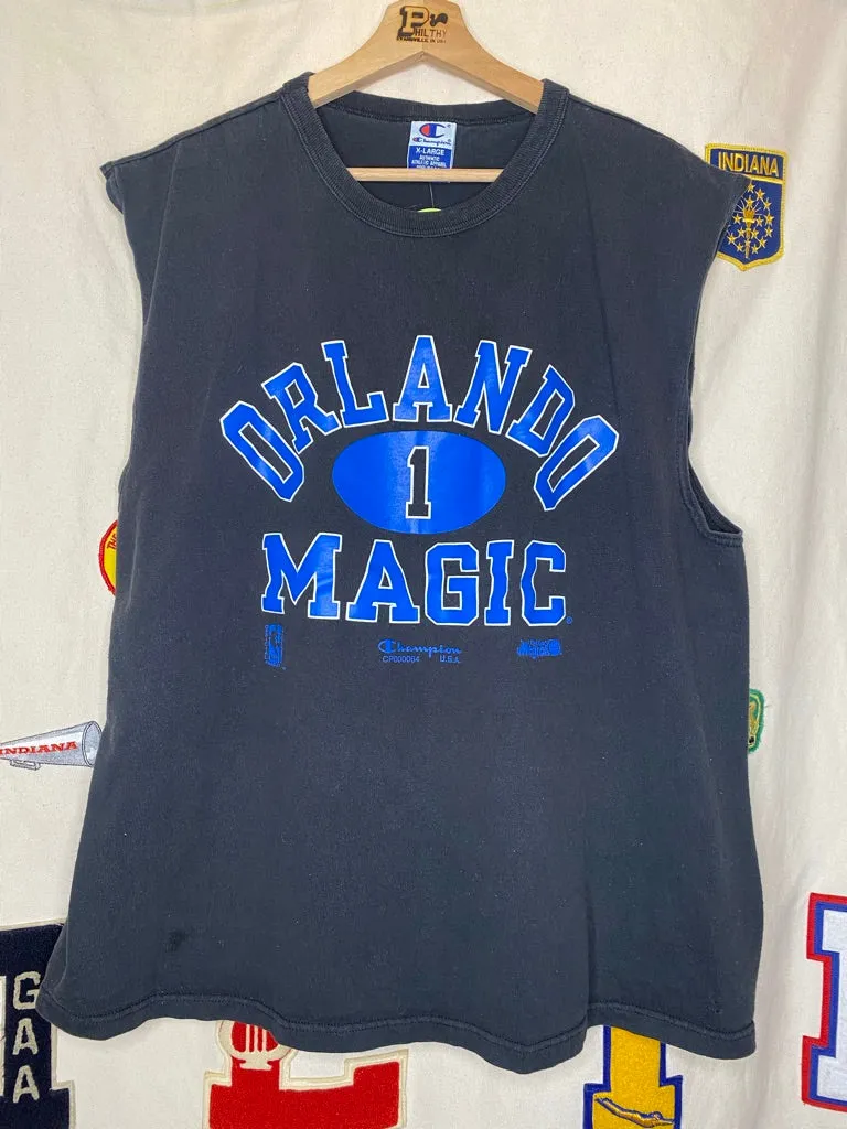 Champion Orlando Magic NBA Cutoff Sleeveless T-Shirt: XL