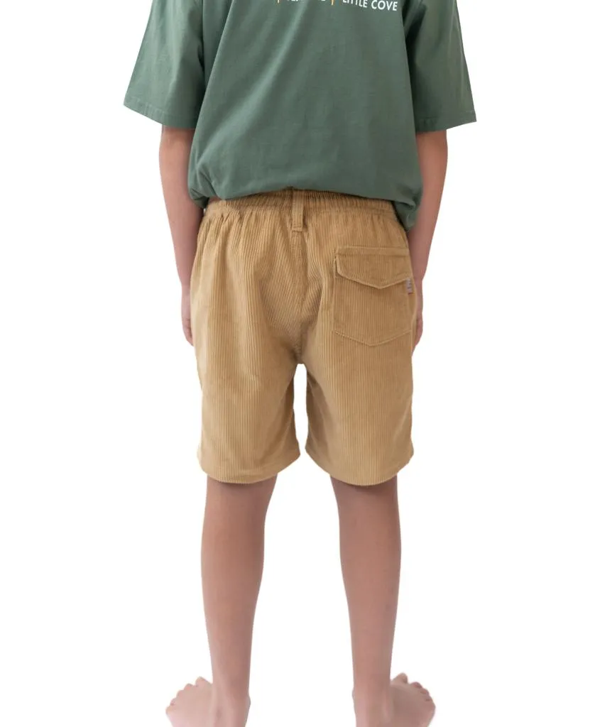 Crackers Boys Walkshort | Dark Camel