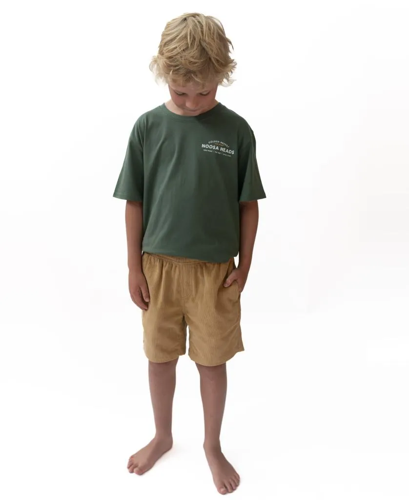 Crackers Boys Walkshort | Dark Camel