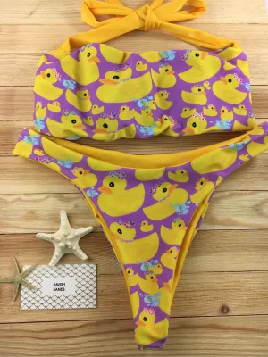 Custom 4:1 Ravish Duckies Seamless Vcut bikini***(SUIT SOLD PER PIECE OR SET, price varies)***(SUIT SOLD PER PIECE OR SET, price varies)