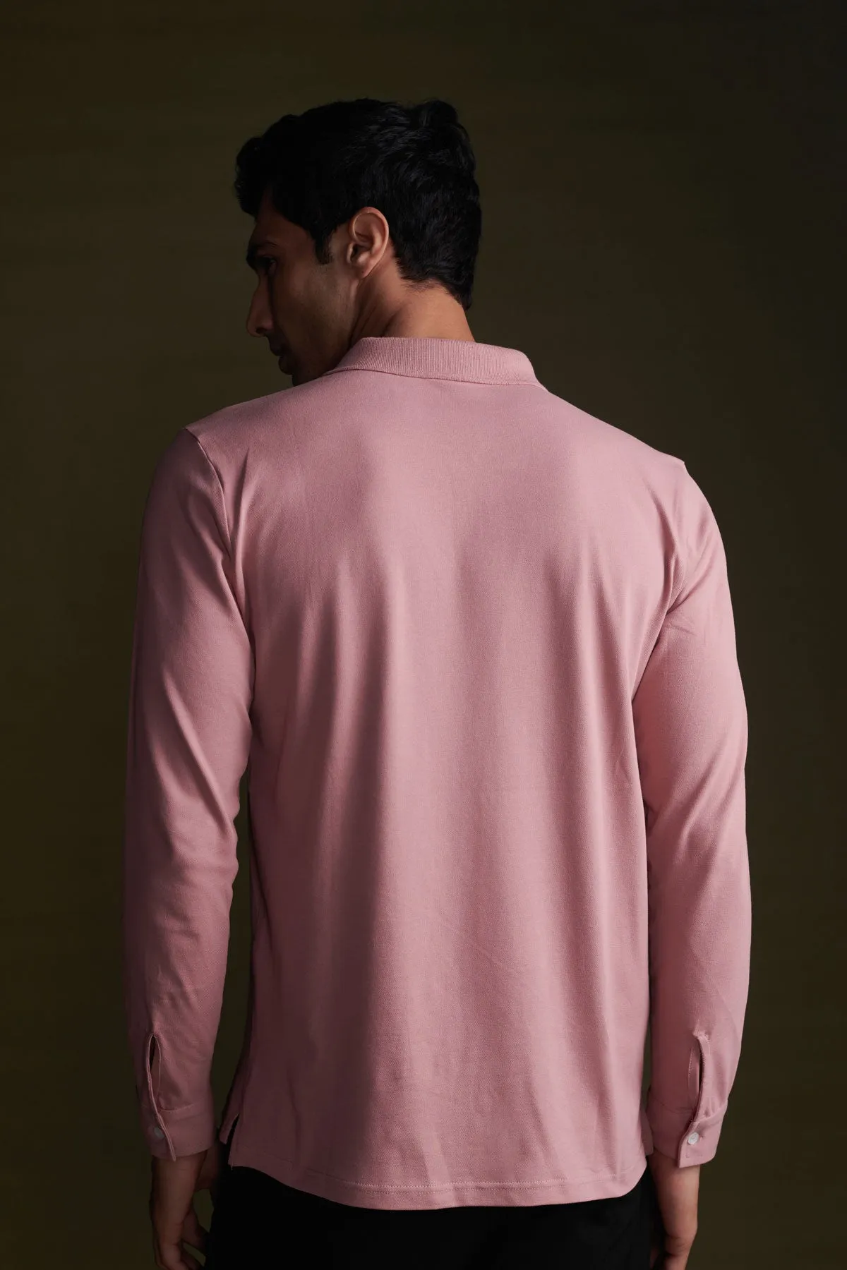 Dry Rose Polo Full Sleeve