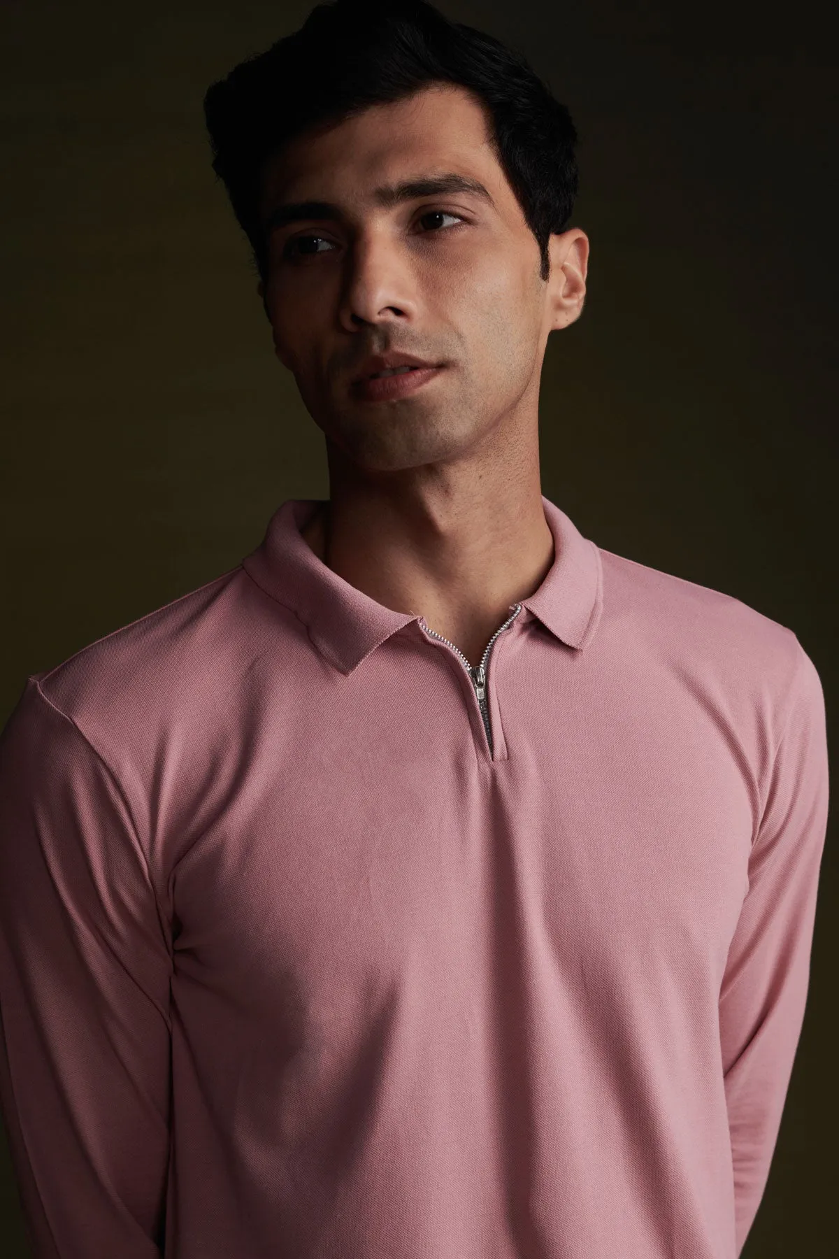 Dry Rose Polo Full Sleeve