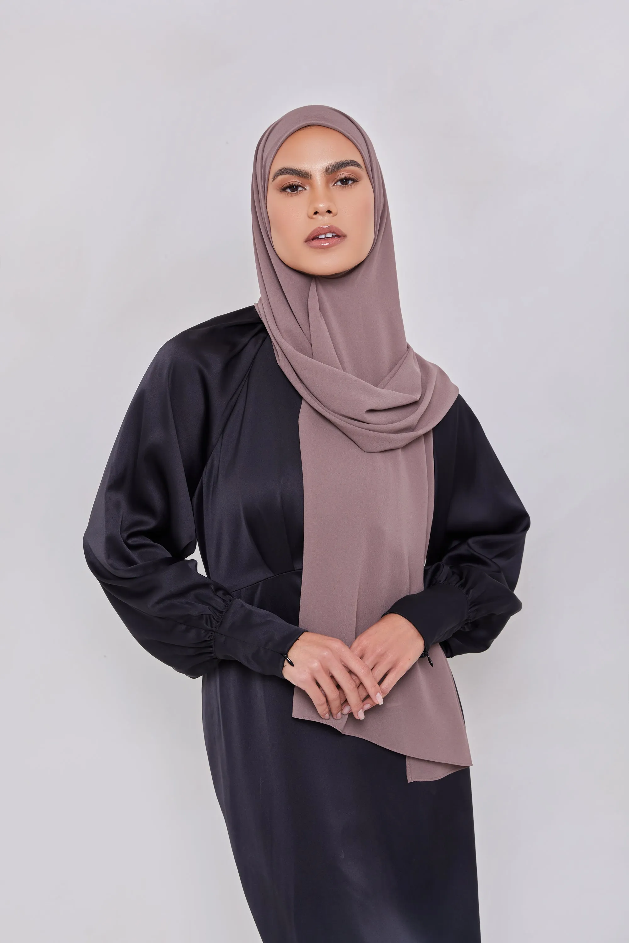 Essential Chiffon Hijab - Nude Mauve