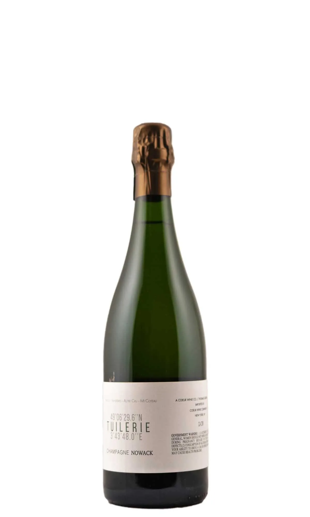 Flavien Nowack, Champagne 'La Tuilerie' Blanc de Blancs Extra Brut, 2019