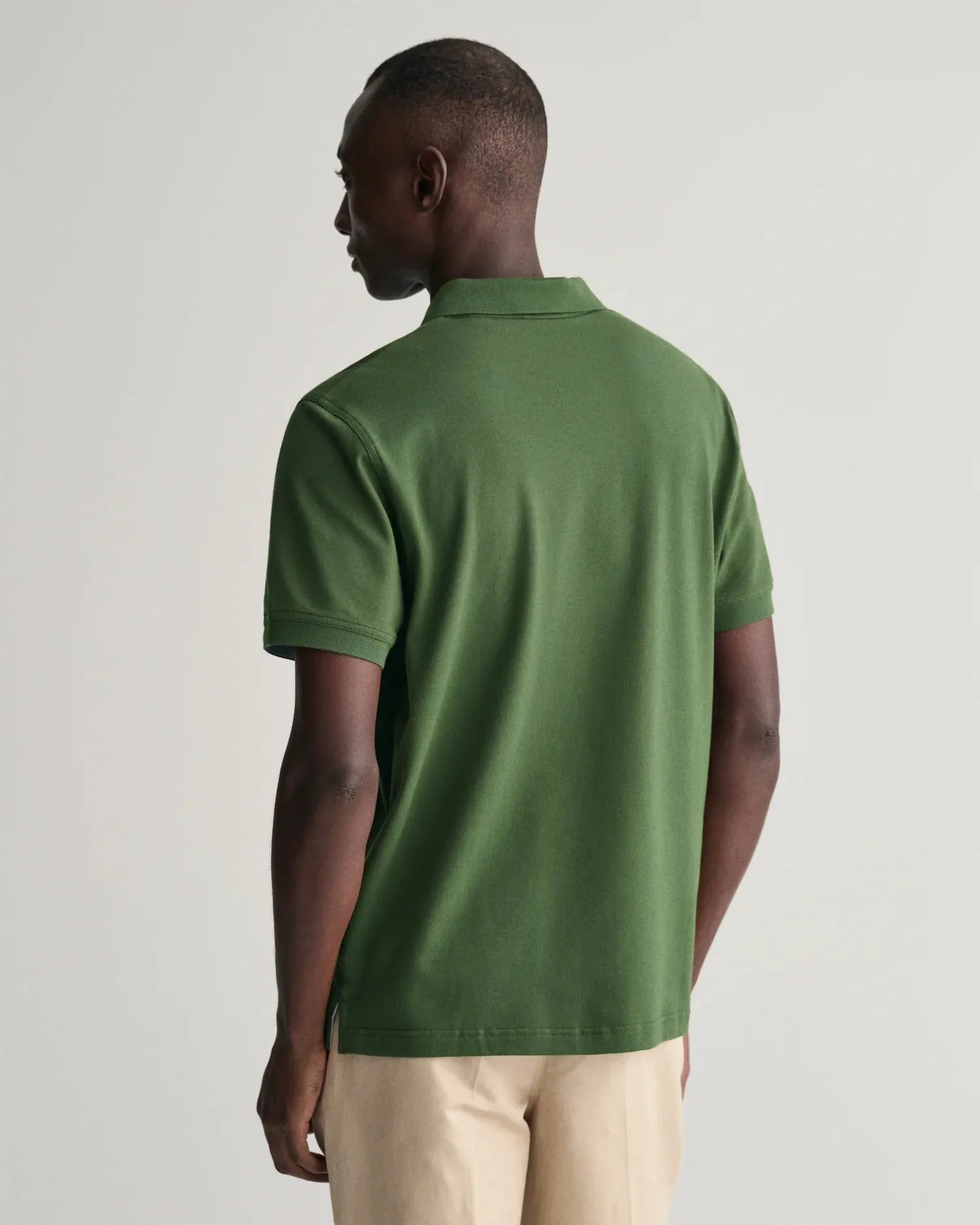 GANT - Contrast Piqué Polo - Pine Green