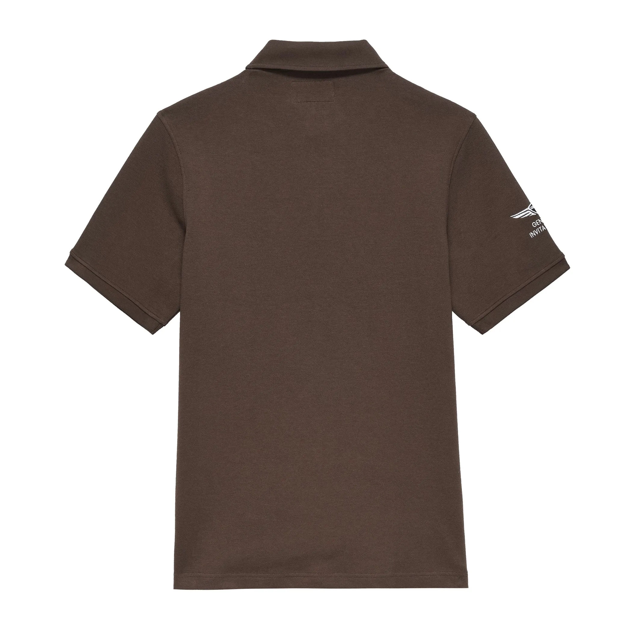 Genesis Invitational Perfect Pique Polo - Brown