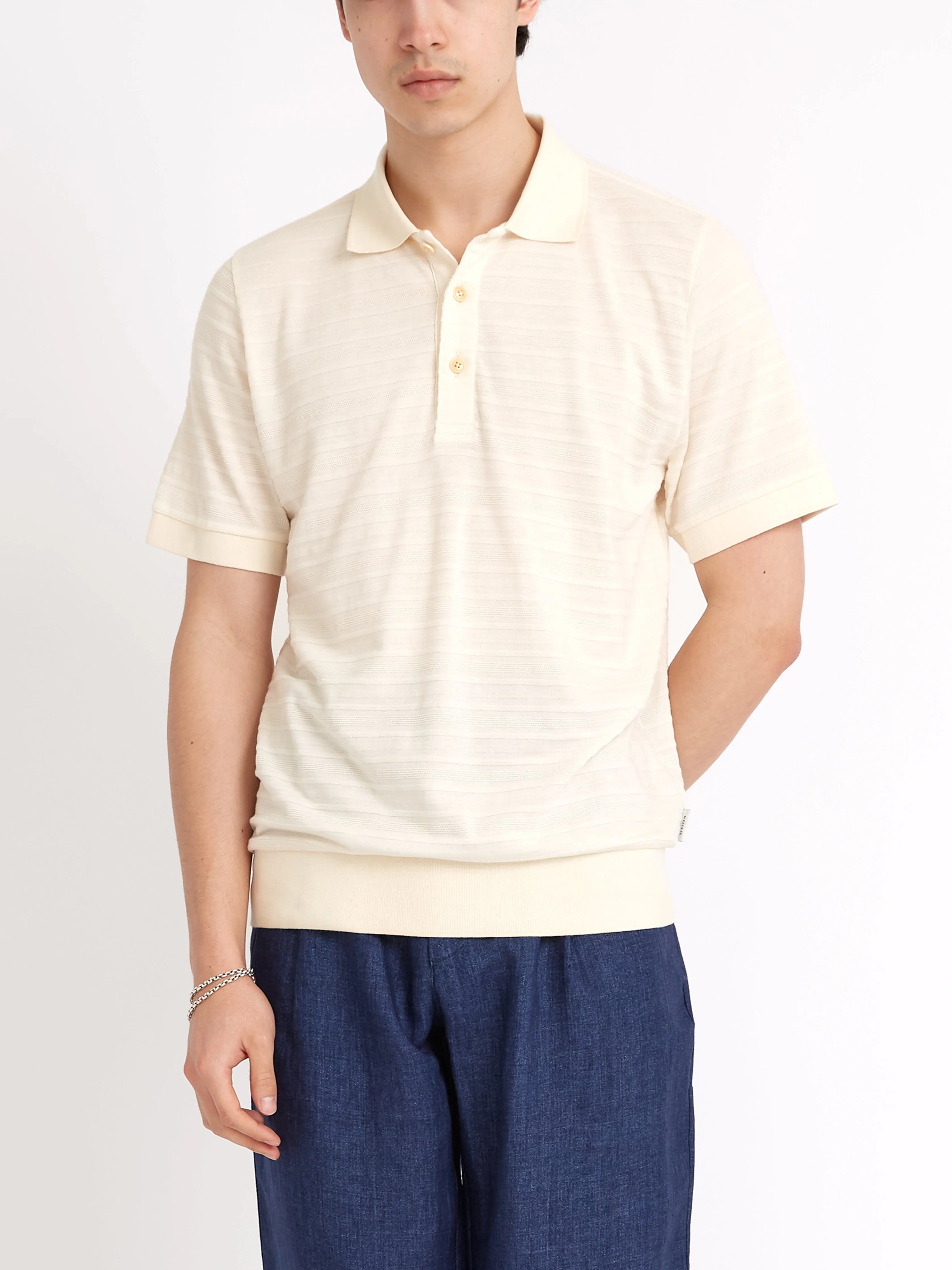 Glendale Polo Shirt Dornie Cream