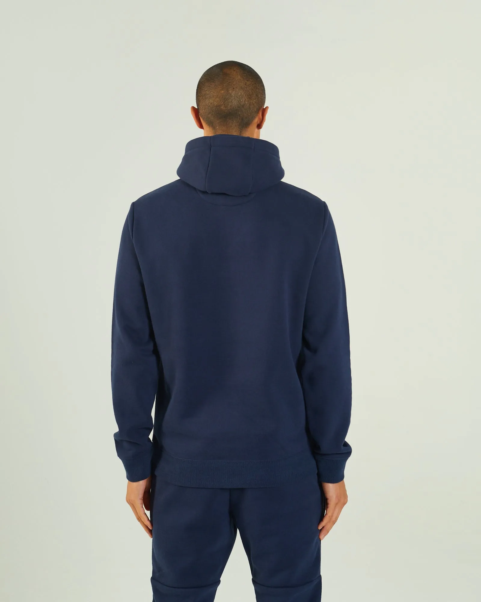 Hagen Half-Zip Hood Navy Blazer