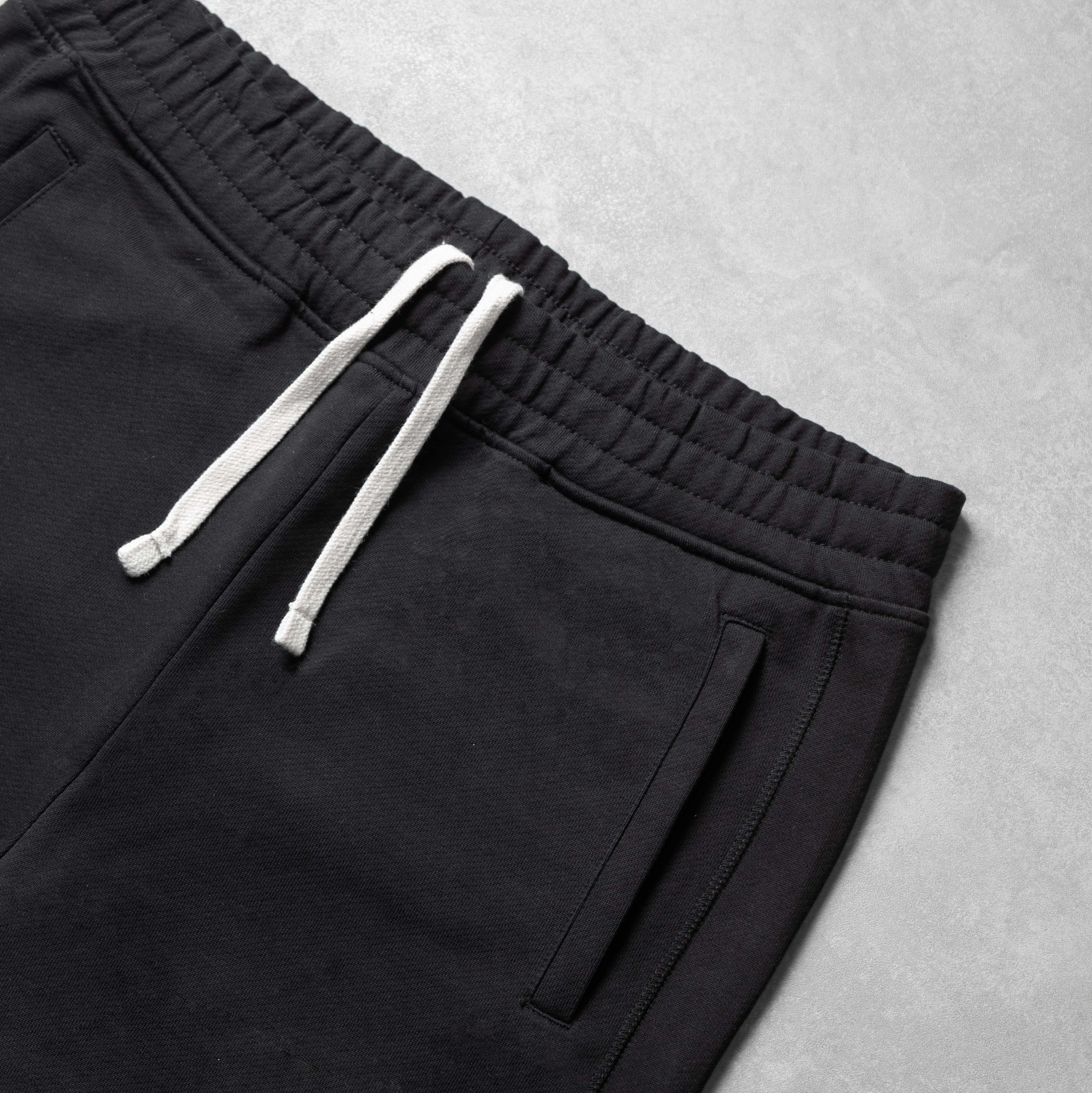 Heavyweight Open Hem Jogger | Black