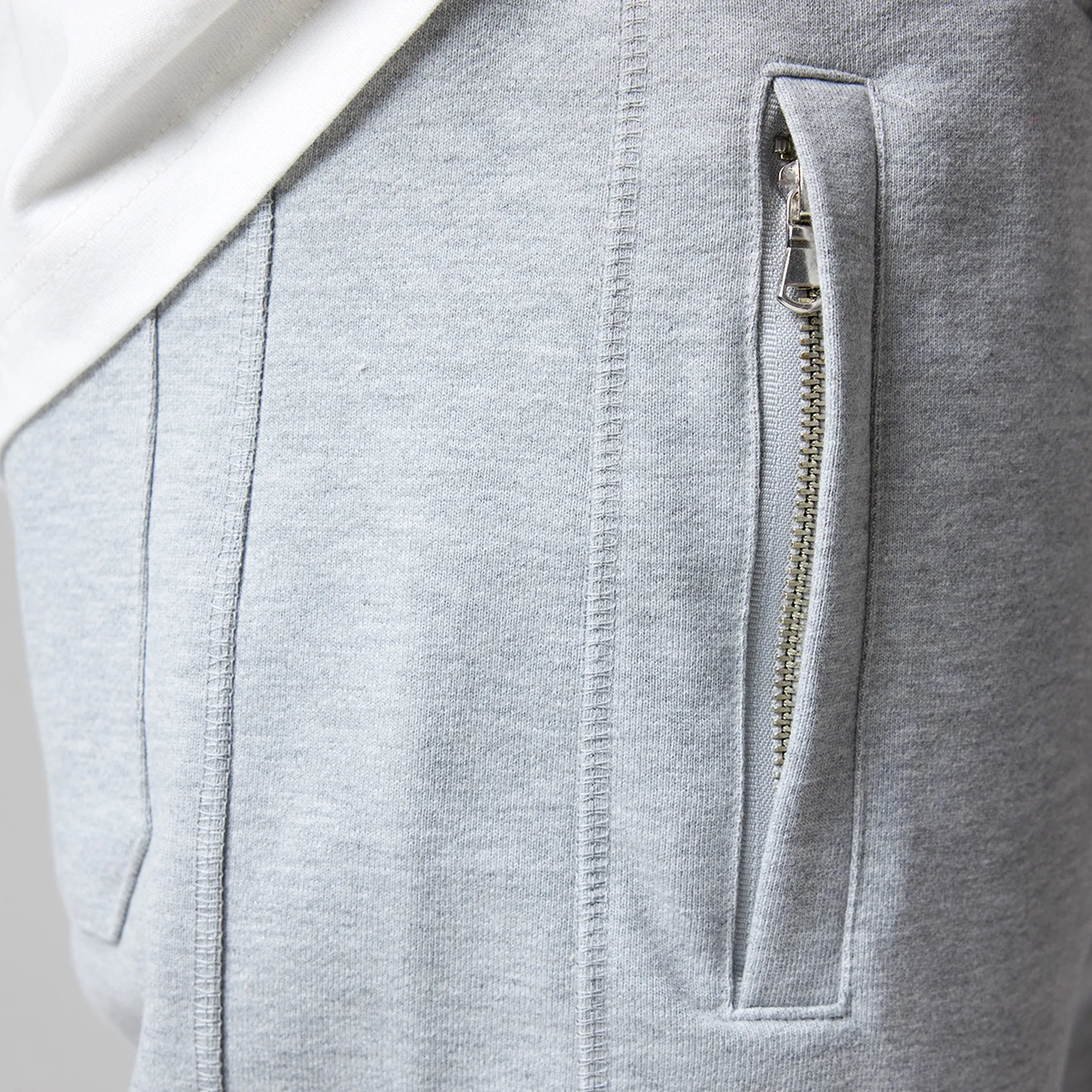 Heavyweight Open Hem Jogger | Grey Marl