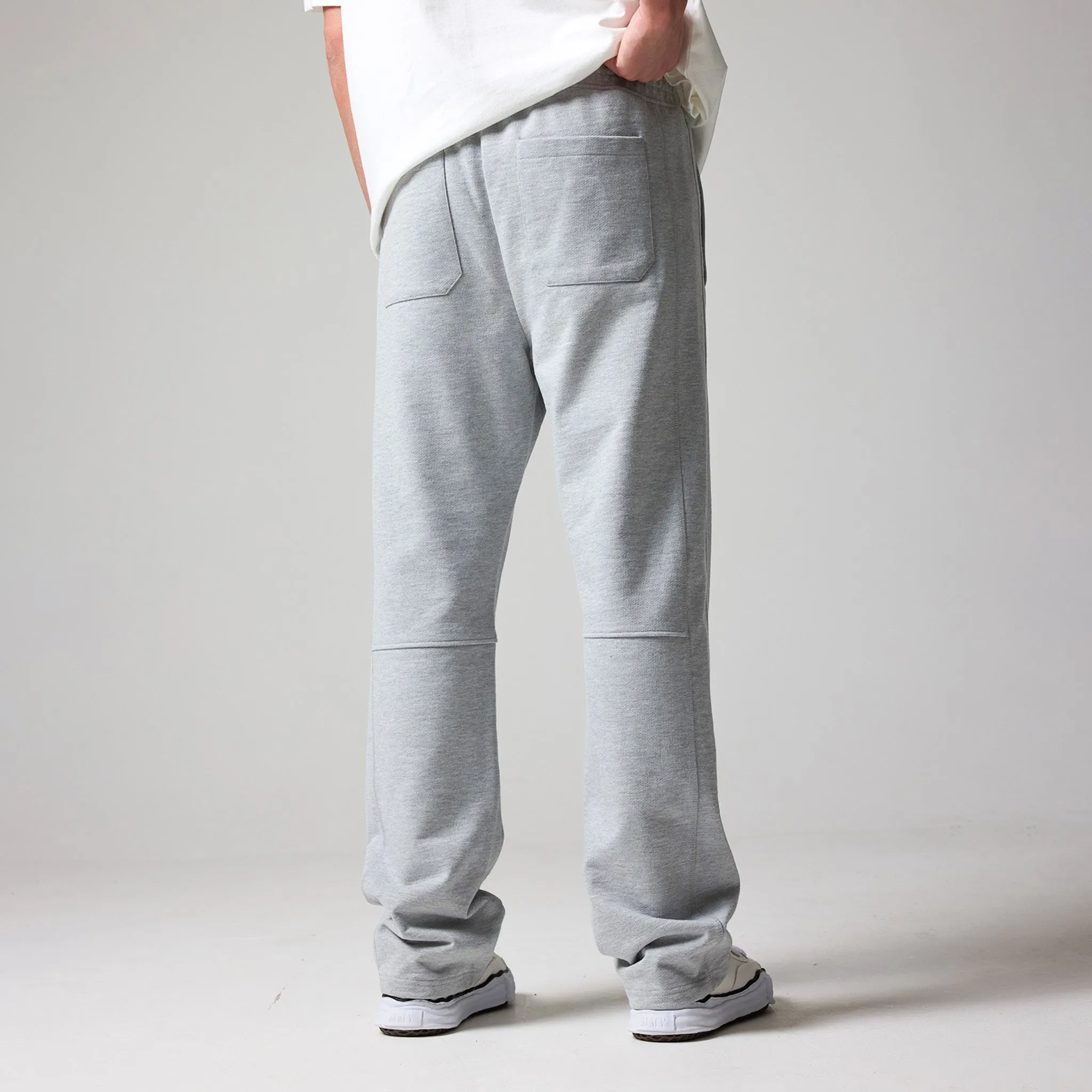 Heavyweight Open Hem Jogger | Grey Marl