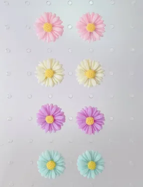 Instant Shipping! Mini Daisy Stud Earrings (4 Colors)