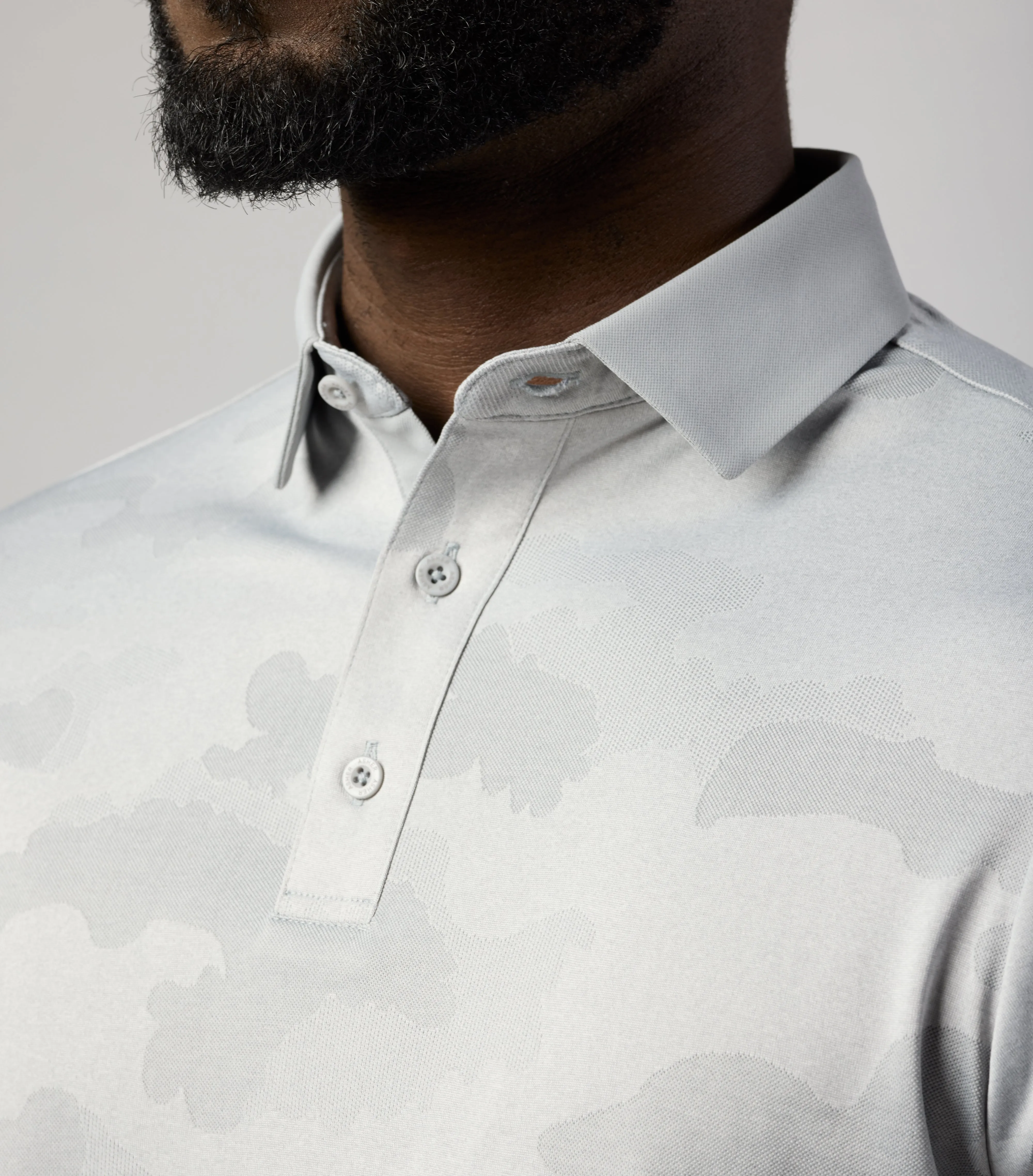 Jacquard Camo Polo