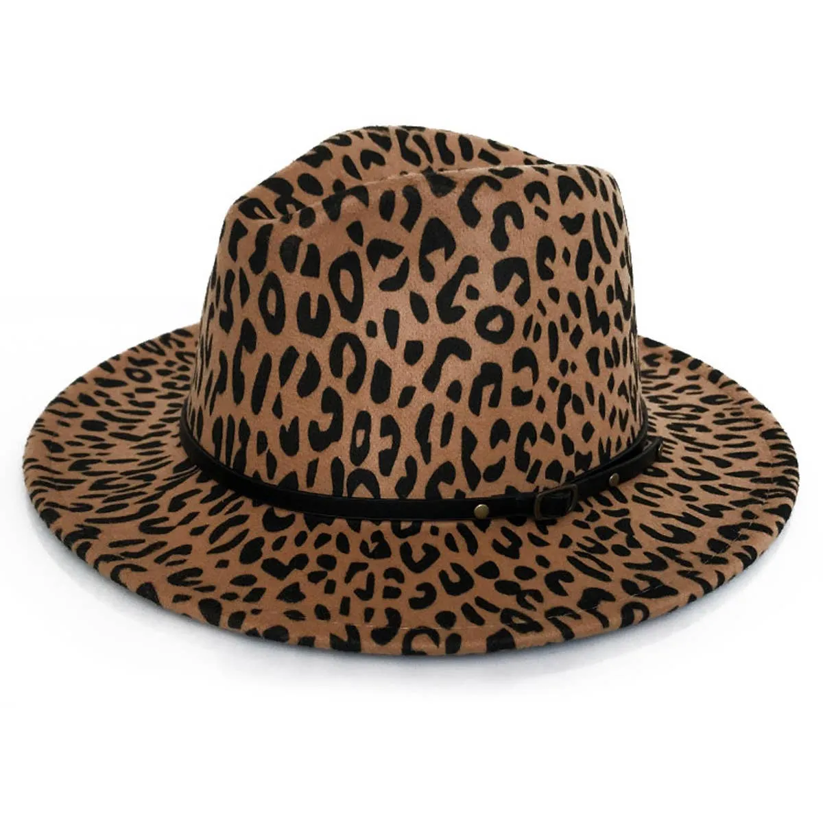 Leopard Wool Jazz Hat - many prints