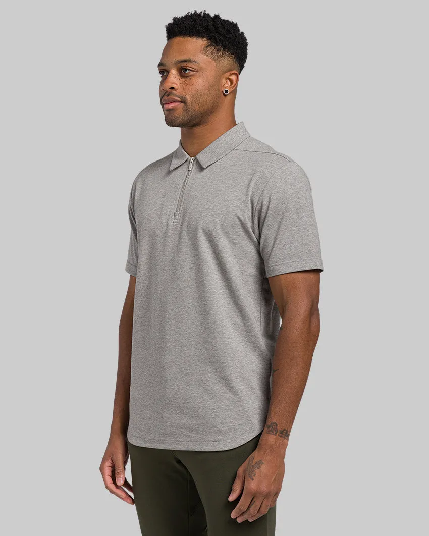 LUX Zip Polo