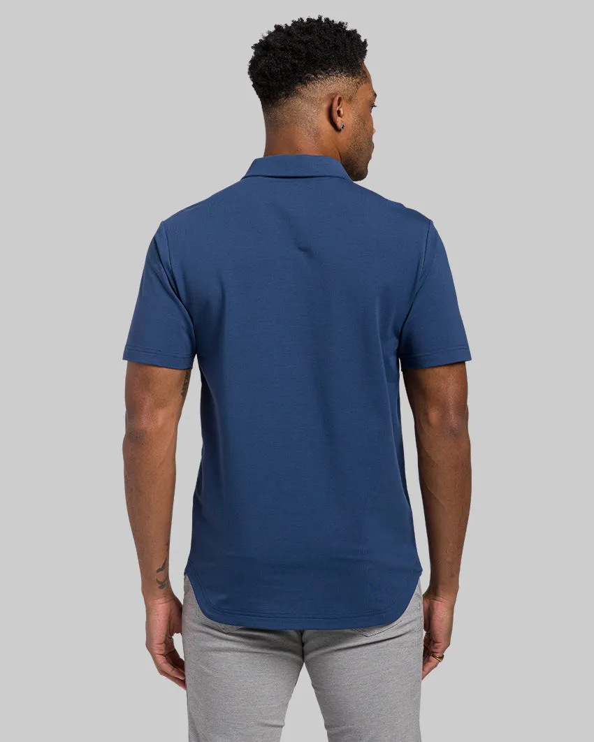 LUX Zip Polo