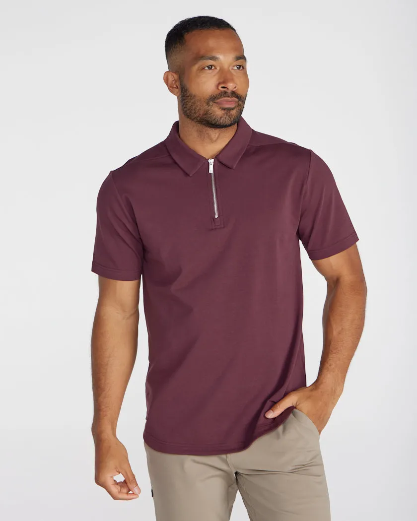 LUX Zip Polo