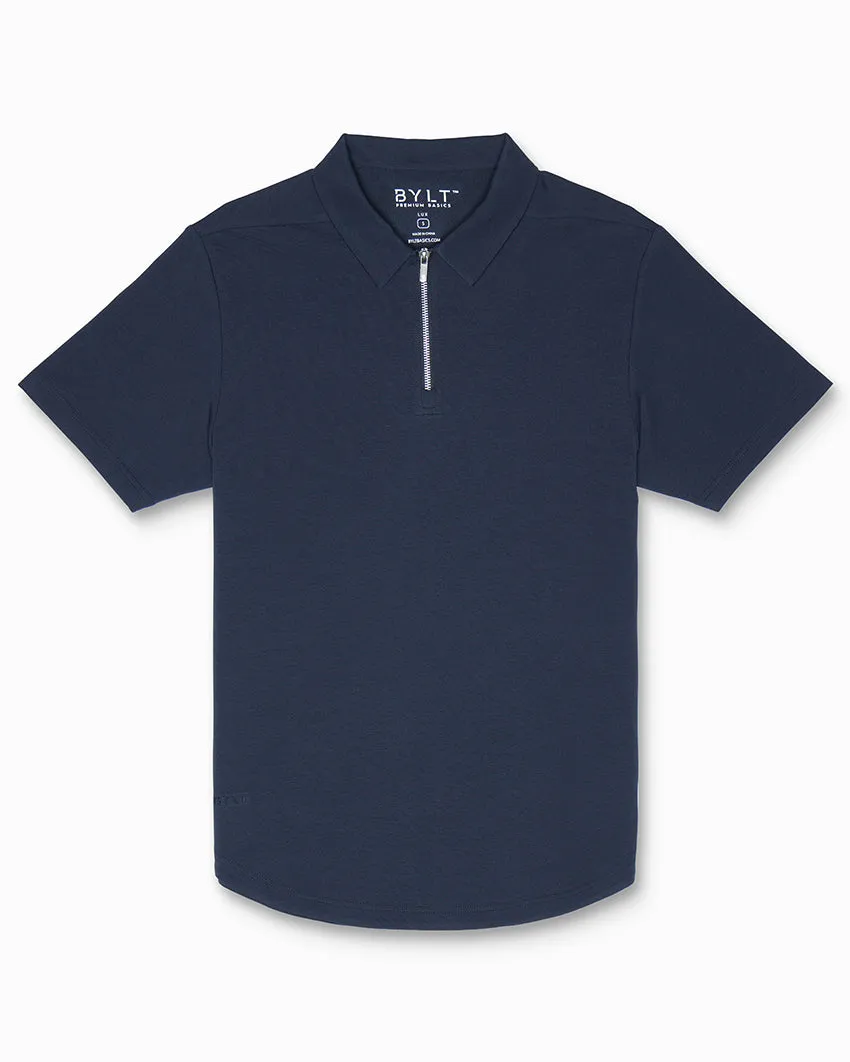 LUX Zip Polo