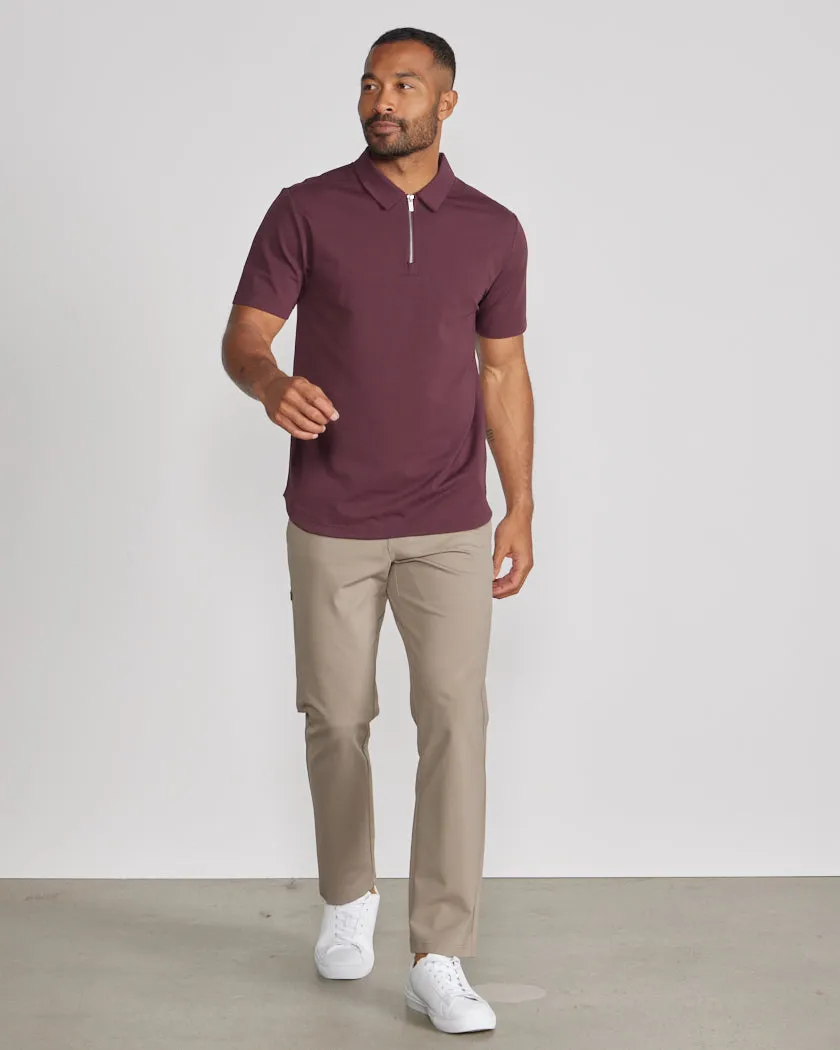 LUX Zip Polo