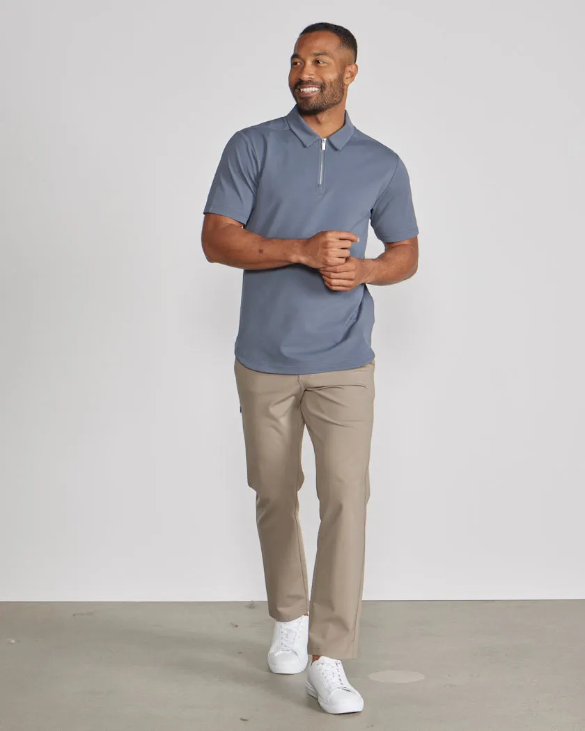 LUX Zip Polo