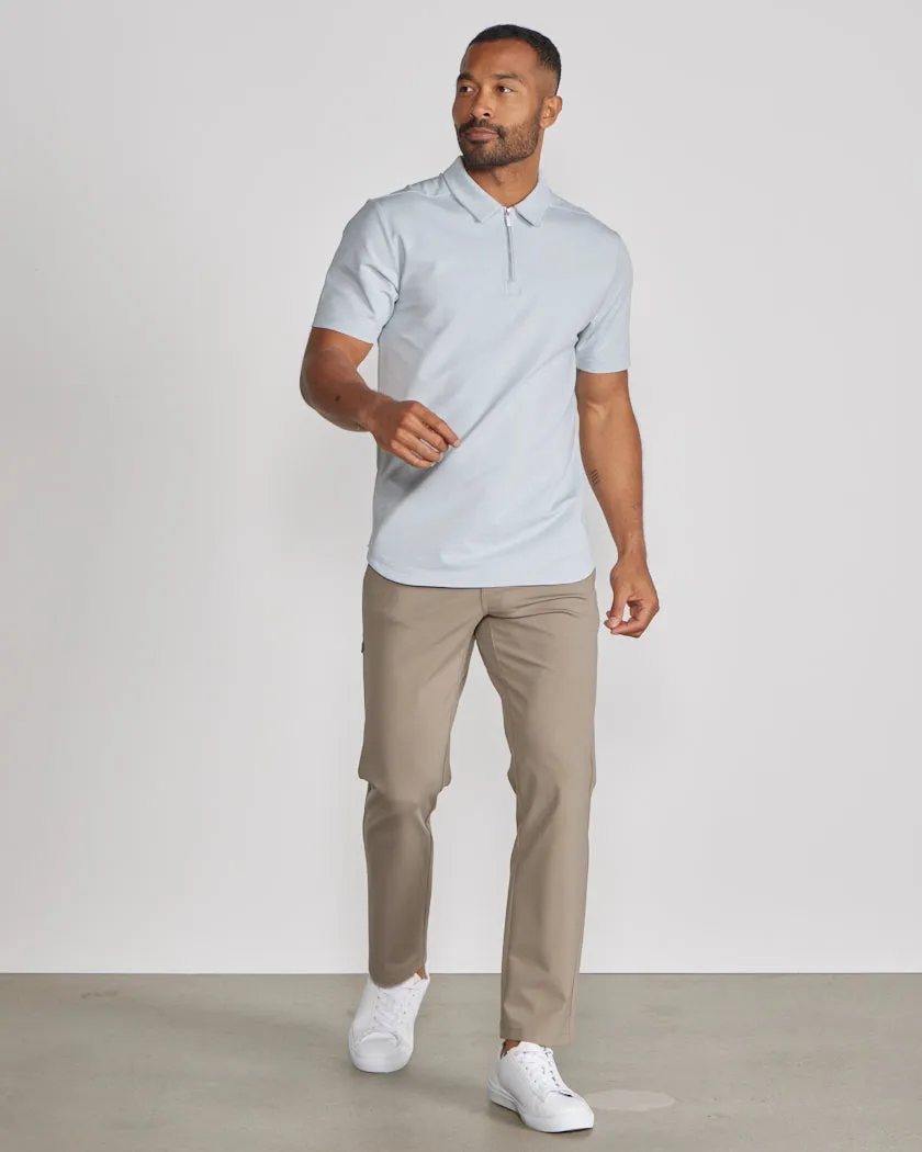 LUX Zip Polo