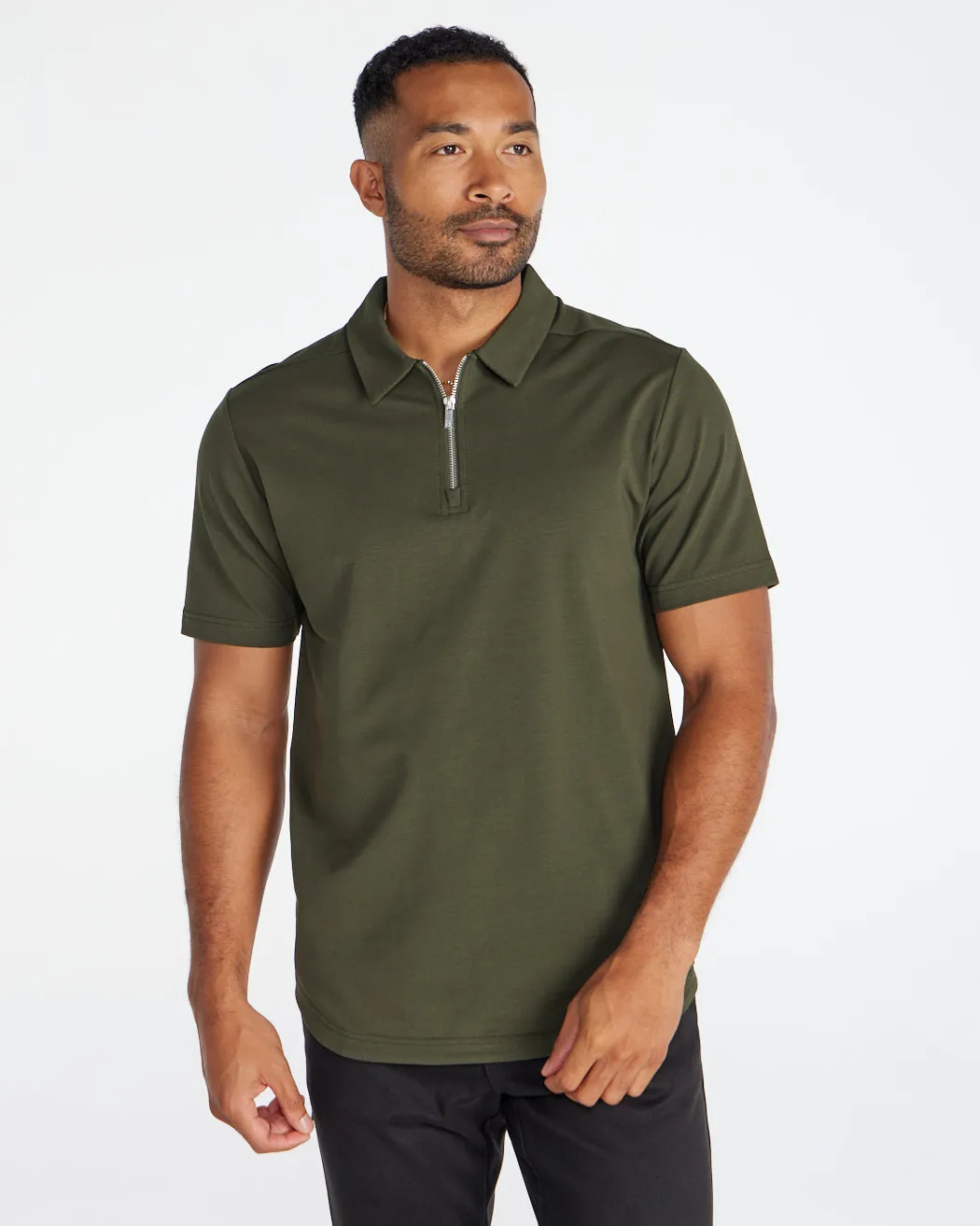 LUX Zip Polo