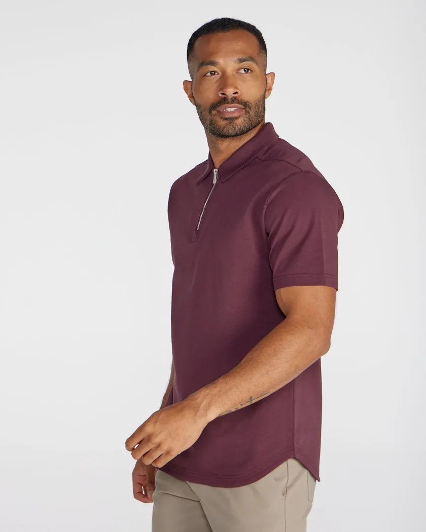 LUX Zip Polo