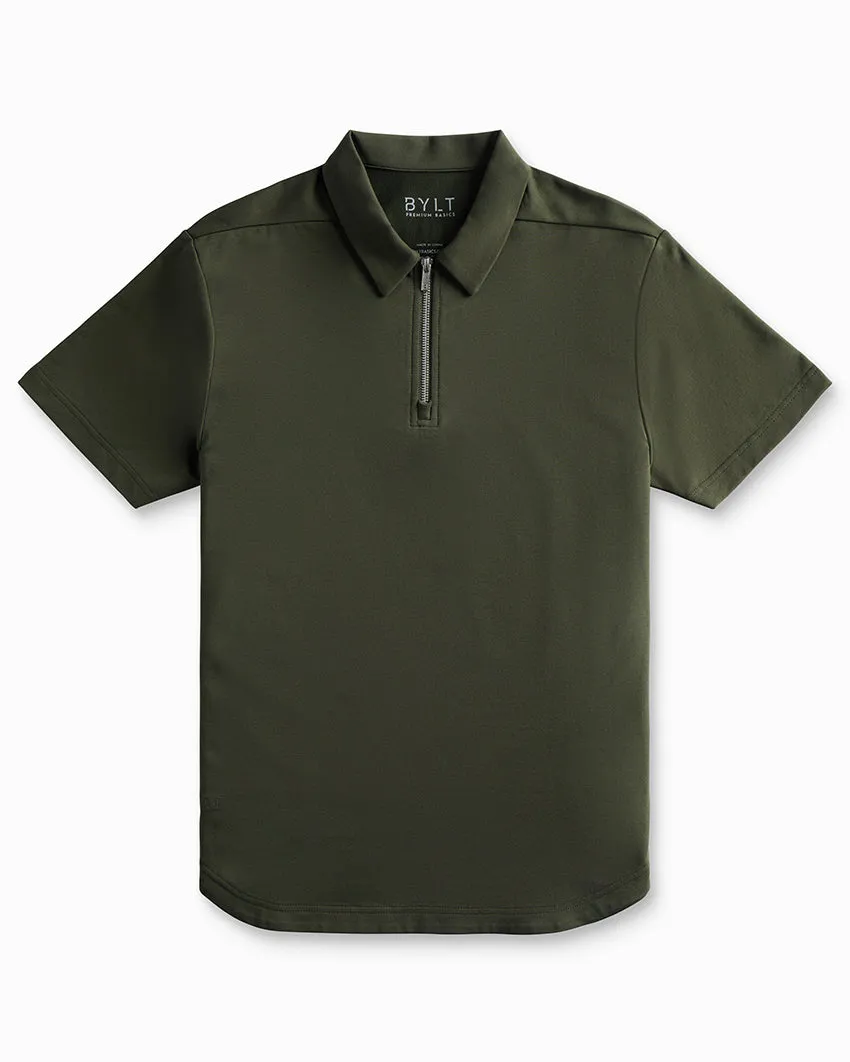 LUX Zip Polo