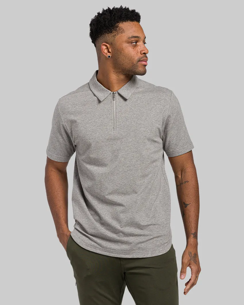 LUX Zip Polo