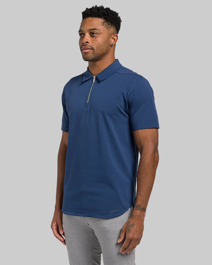 LUX Zip Polo