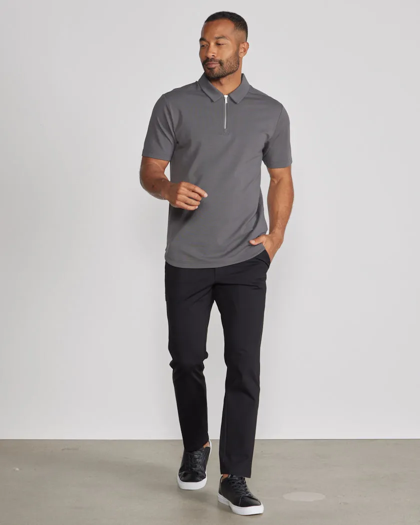 LUX Zip Polo