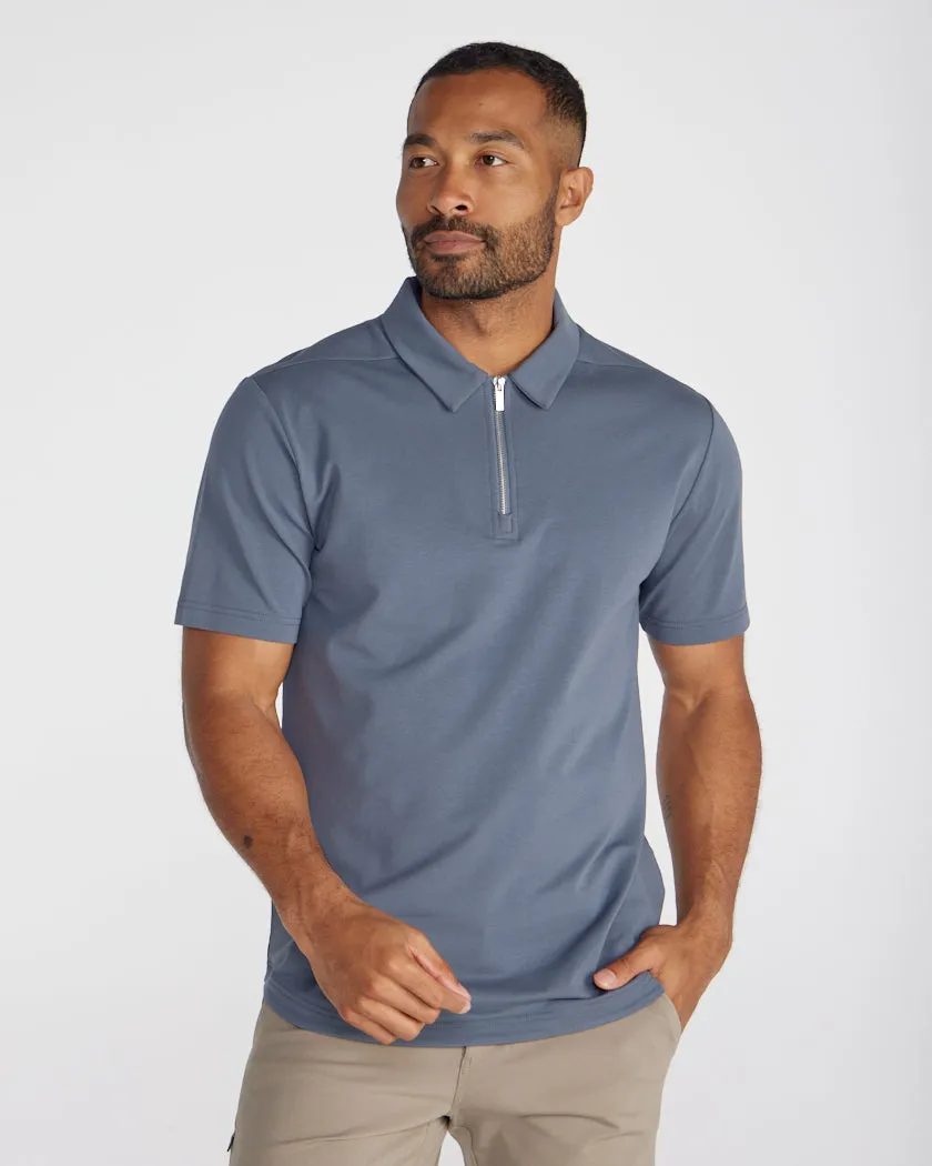 LUX Zip Polo