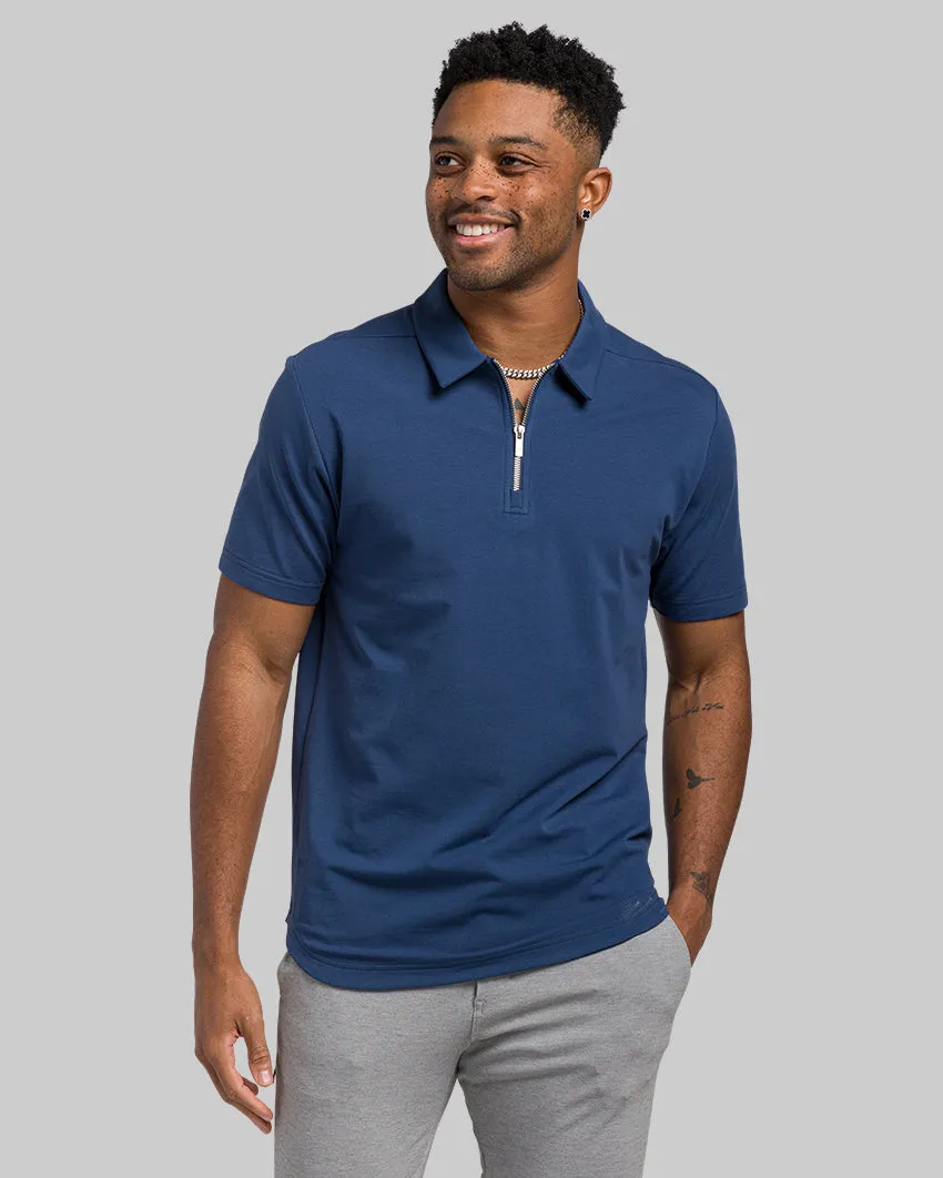 LUX Zip Polo