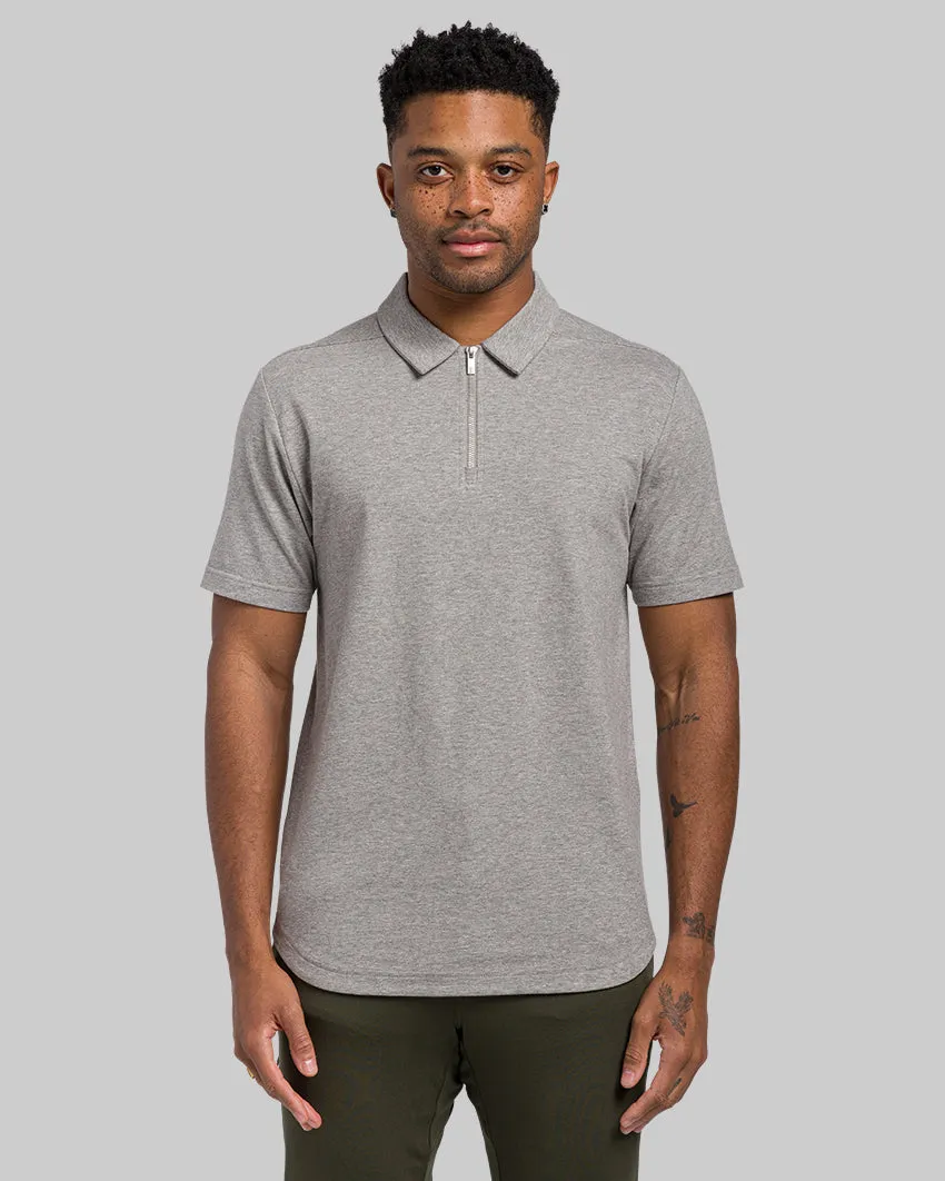 LUX Zip Polo