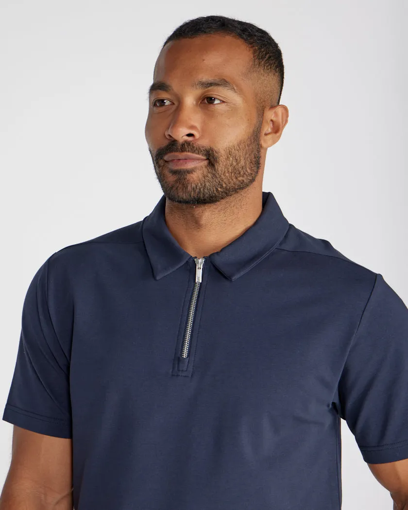 LUX Zip Polo