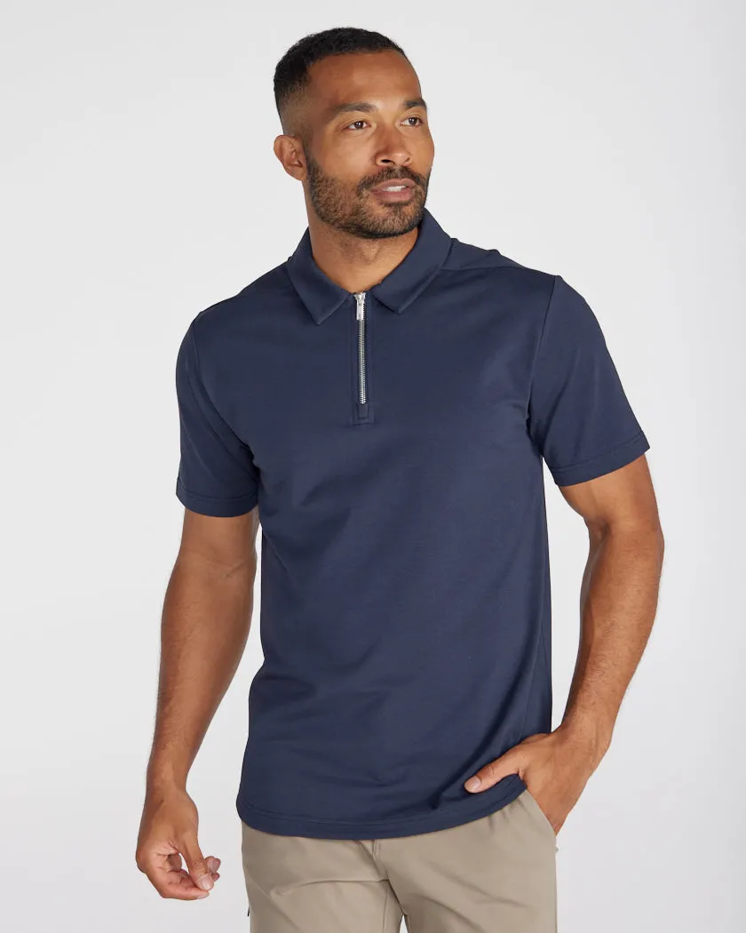 LUX Zip Polo