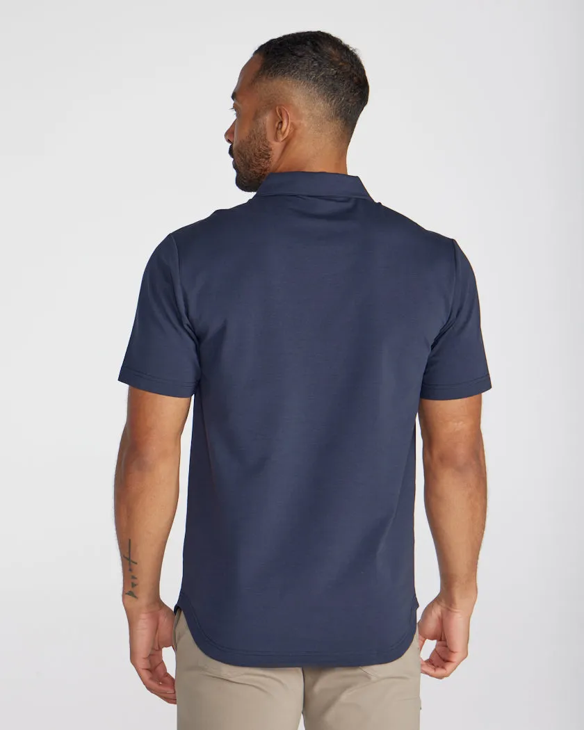 LUX Zip Polo