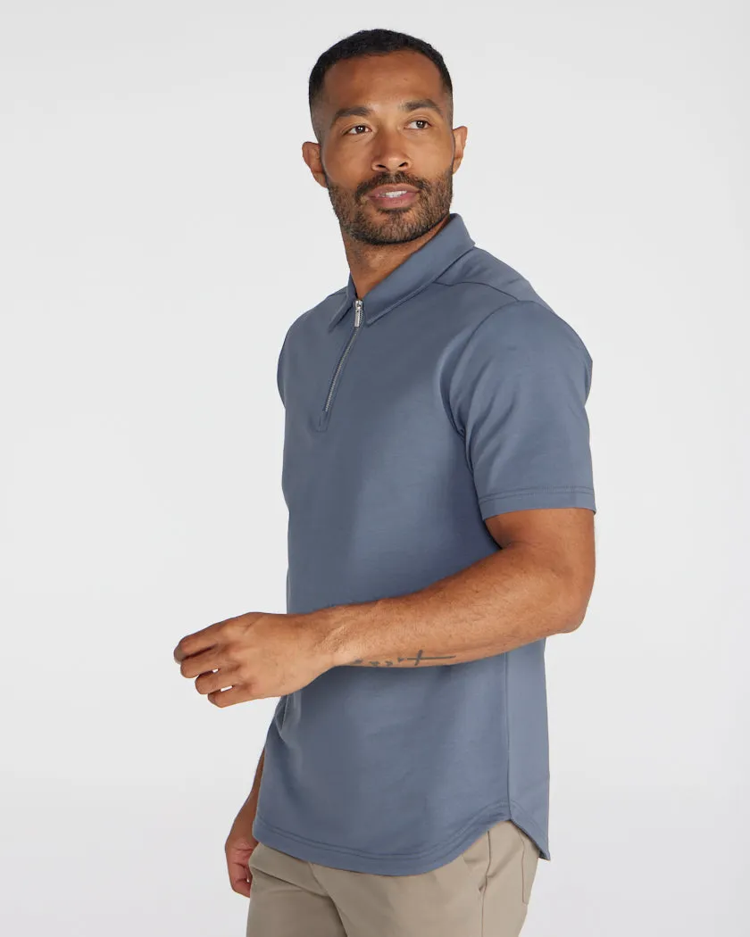 LUX Zip Polo